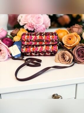 🩷🧡VERA BRADLEY🩷🧡Houndstooth Tweed RFID All in One Crossbody/NWT